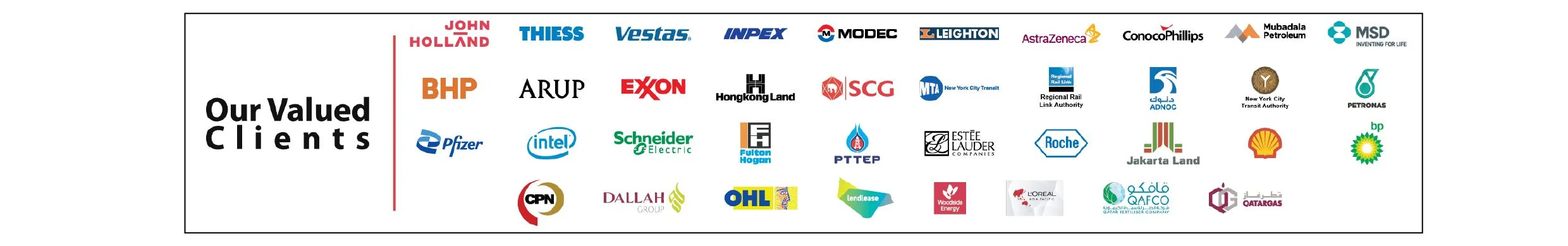 Our Valued Clients